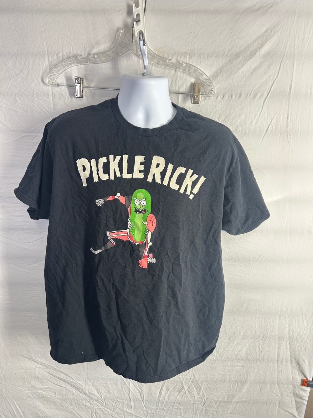 Ripple Junction Rick and Morty Black Tee with White Print